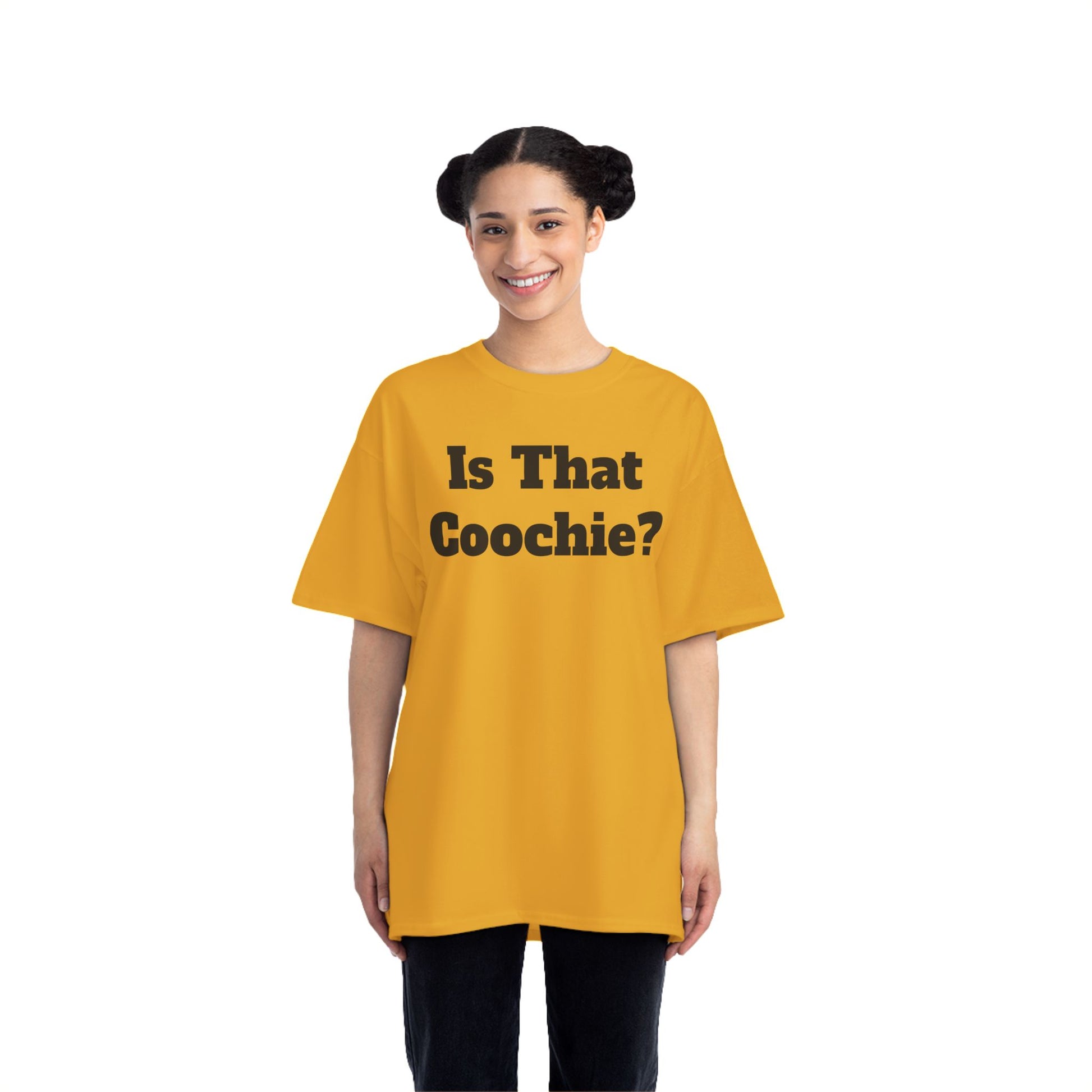 "Is That Coochie?" T-Shirt - Bold & Humorous Graphic Tee